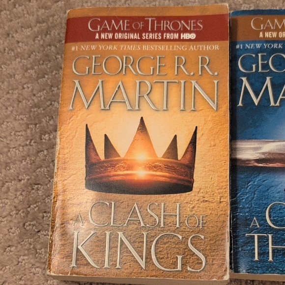 Game Of Thrones Book Set By George R R Martin USED - Picture 3 of 10